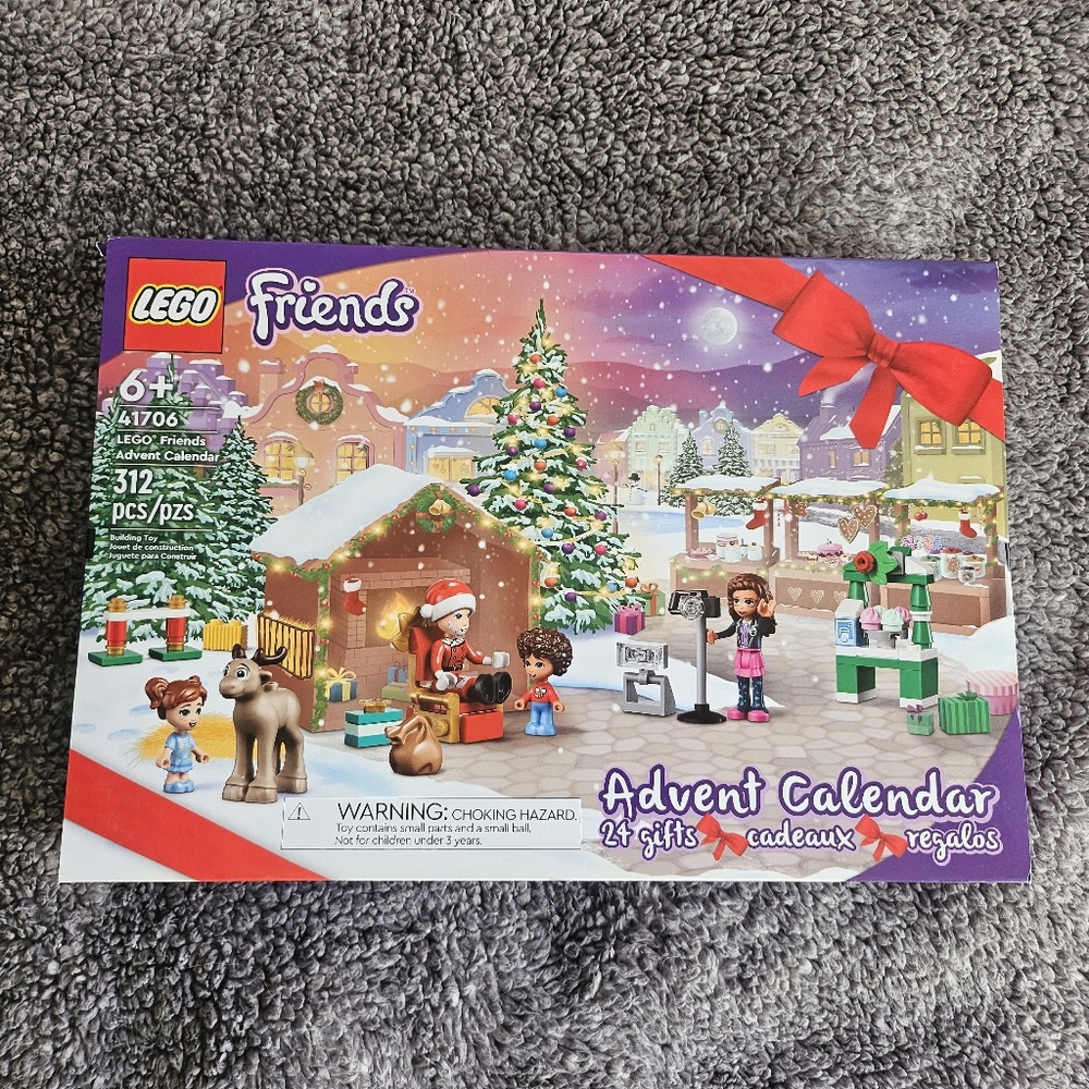 LEGO Friends Holiday Advent Calendar - Purple, Red, Green